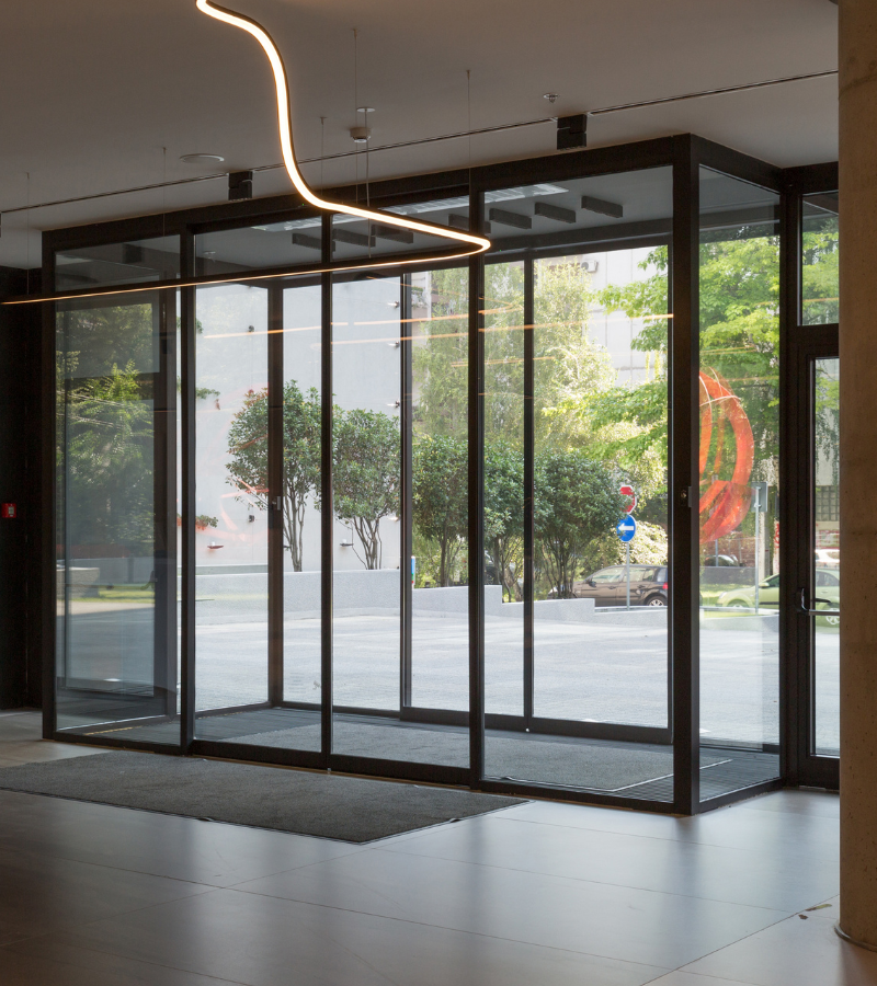 ALUMINIUM & GLASS DOOR FABRICATION