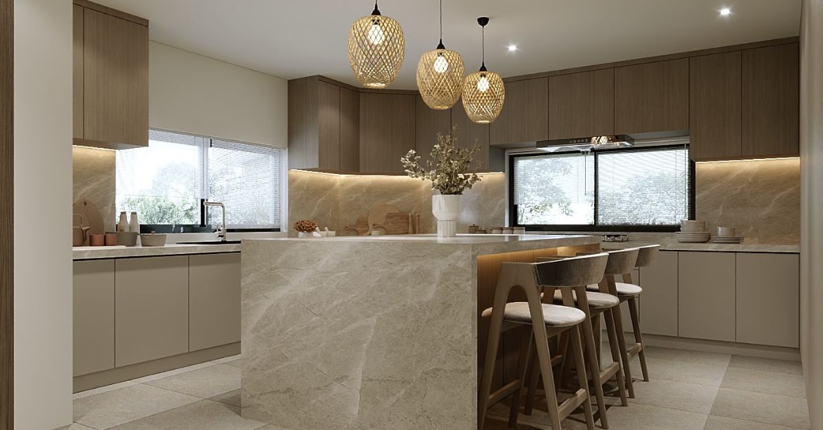 Kitchen Island Design in Dubai