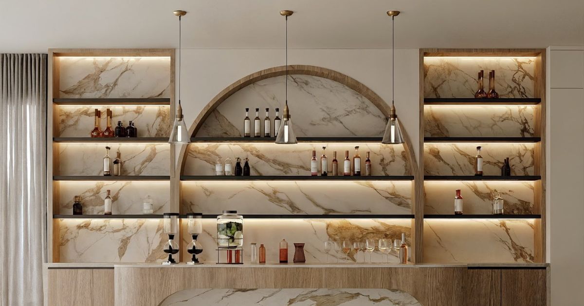 Luxury Home Bar Design in Dubai